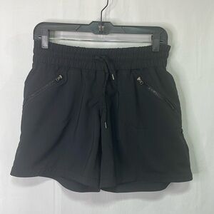 🏁Flex’N black athletic shorts with thick elastic waistband